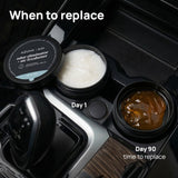 Azuna Car Air Freshener & Auto Odor Eliminator Pods Trio | New Car Scent | Plant Powered by 100% Australian Tea Tree Oil | Long Lasting and No harsh