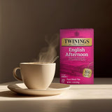 Twinings Tea, English Afternoon Tea 2-Pack - Uplifting and Refreshing Caffeinated Black Tea Bags Individually Wrapped, 20 Count Each