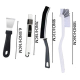 Htydjd Narrow Crevice Cleaning Brush and Scraper Tools Set 14 Pcs Hard Bristle Gap Cleaning Supplies Brushes Small Spaces Sink Kitchen Bathroom Toilet