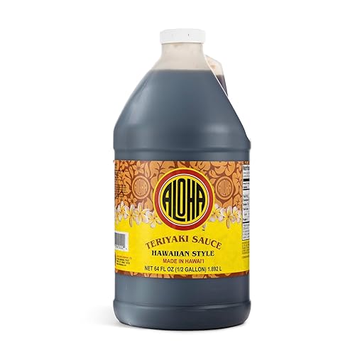Aloha Shoyu - Hawaiian Teriyaki Sauce - Versatile and Sweet Marinade - Made in Hawaii - 1/2 Gallon