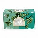 Elephant Park USDA Organic Moroccan Mint Tea, 25 Individually Wrapped Mint Tea Bags, Caffeine Free Peppermint Spearmint Herbal Blend, Hot Or Iced