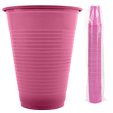 VASTMED 100 PCs Dental Grade Disposable 5oz Plastic Cup Pink Sturdy & Durable for Drinking Cup | Perfect as Rinsing Cup, Mouthwash