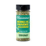 Benissimo Herbes de Provence Seasoning, Herb Blend for Chicken, Fish, Vegetables, Potatoes, Marinades, Roasting & Grilling with Pet Shaker | 8.5