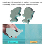 NentMent 10 Pack Glass Aquarium Cleaner Desktop Fish Tank Glass Cleaner Cleaning Tool Sponge Brush Algae Scraper for Nano Glass Aquarium Kit Small