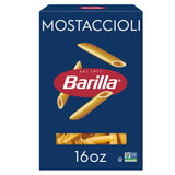 Barilla Mostaccioli Pasta, 16 oz. Box - Non-GMO Pasta Made with Durum Wheat Semolina - Kosher Certified Pasta
