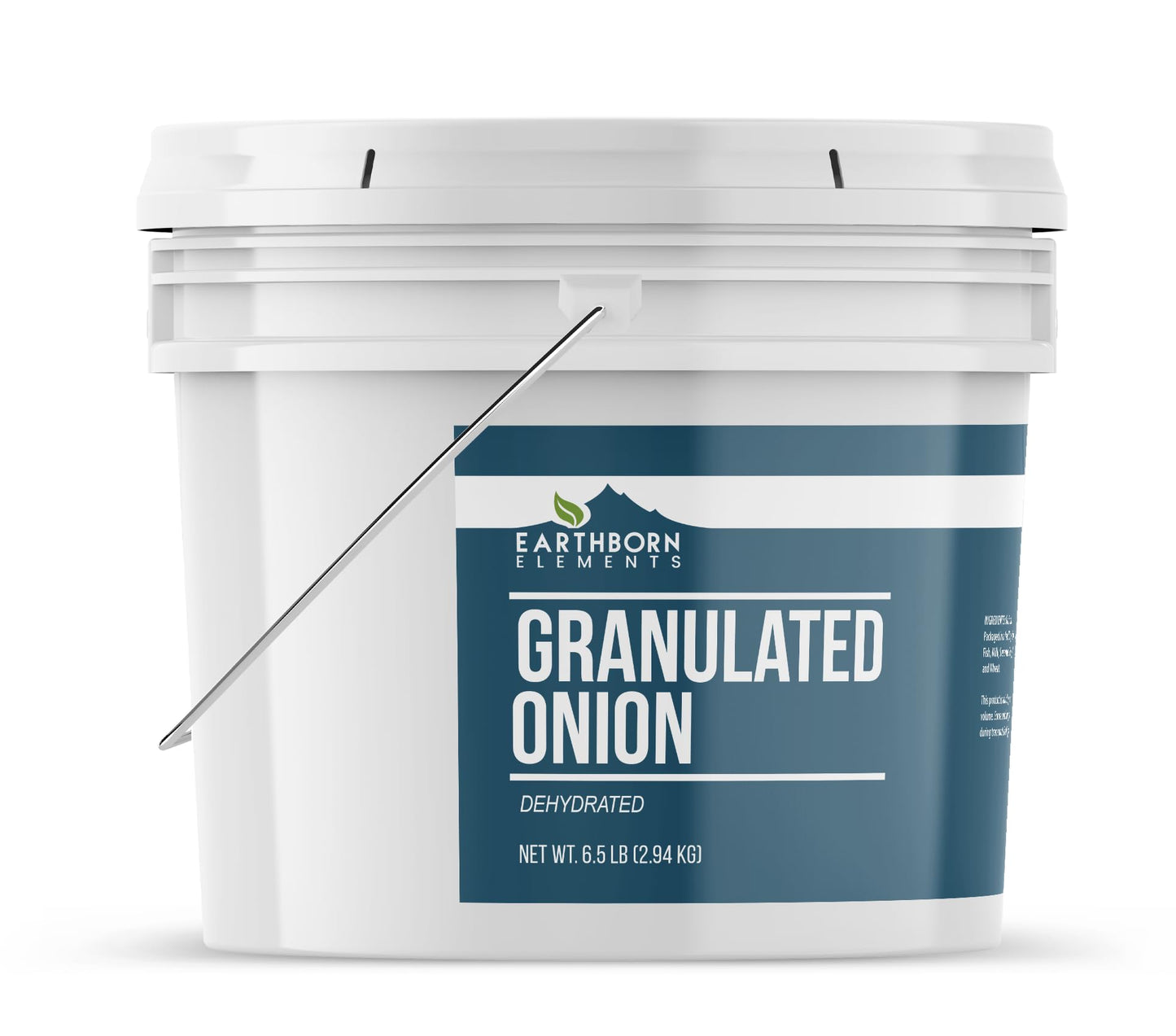Earthborn Elements Granulated Onion 1 Gallon Bucket, Kitchen Staple, Bulk Size