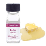 LorAnn Butter Rum SS Flavor, 1 dram bottle (.0125 fl oz - 3.7ml - 1 teaspoon)