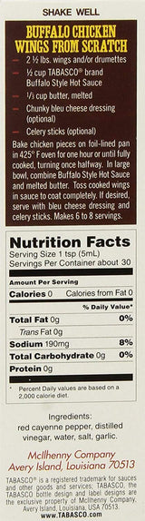 TABASCO Buffalo Style Hot Sauce, 5 Ounce