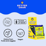 Better Sour Guava Calamansi Lime Gummy Stars Candy, Guava Sour Candy with Bold Tropical Flavor, Healthy Sour Candy Gluten Free Snack, Fiber Gummies