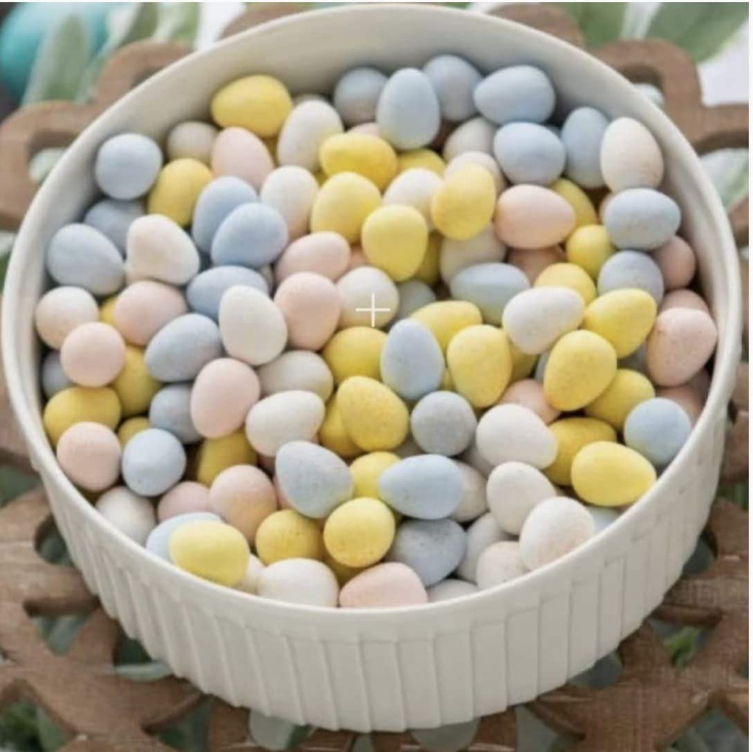 Easter candy mini milk chocolate eggs 9ounces (3 packs) .Plus Easter card tag