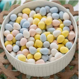Easter candy mini milk chocolate eggs 9ounces (3 packs) .Plus Easter card tag
