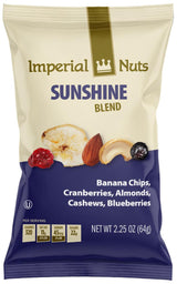 Imperial Nuts - Sunshine Blend (18 Pack x 2.25 oz) Mixed Nuts Snack Packs for Kids & Kids | Protein Snacks Variety Box, Trail Mix of Nuts Seeds Dried