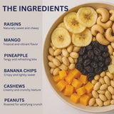 Platinum - Fruit and Nut Trail Mix - 22 oz Resealable Bag | Banana Chips, Raisins, Mango, Pineapple, Cashews & Peanuts | Healthy Snack Mix