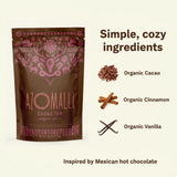 Mayan Elixir Organic Cacao Shell Tea, 15 Pyramid Sachets, Naturally Caffeine-Free, Antioxidant-Rich Herbal Tea, Non-GMO, Vegan, Non-Toxic, Food-Grade