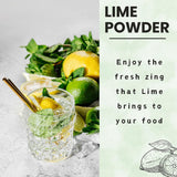Lime Juice Powder 227g | Dried Lime Powder -Drink | Perfect for Baking, Smoothies, Hot or Cold Drink