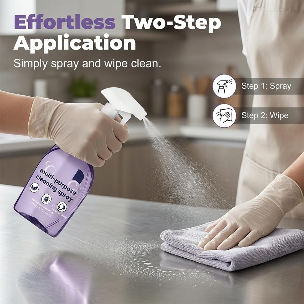 Eadwe Spray Oven Cleaner, 2026 New All-Purpose Spray Cleaner with Concentrated Cleaning Tablets, Multi-Surface Cleaning Spray for Oven, Grill