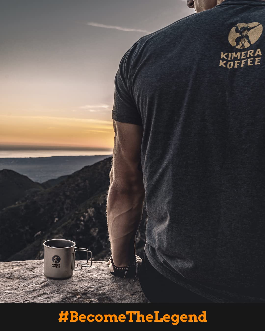 Kimera Koffee Endurance Blend - Organic Medium Roast Nootropic Coffee with L-Tyrosine and Glycine, 12oz Ground