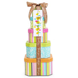 Alder Creek Gift Baskets Thank You Treats Gift Tower with Popcorn, Cookies, and Candy