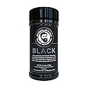 Bearded Butchers Black Blend Seasoning, 5.5 oz Shaker - Coffee & Molasses Flavor for Steaks, Burgers, Brisket, Roasts, Game Meats - Gluten-Free, No