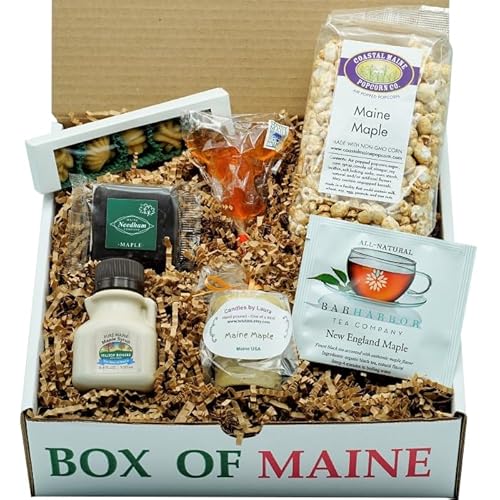 Maine Maple Sampler Gift Pack - 7 Count - Maine Made - Great for Holidays & Birthdays