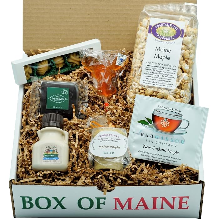 Maine Maple Sampler Gift Pack - 7 Count - Maine Made - Great for Holidays & Birthdays