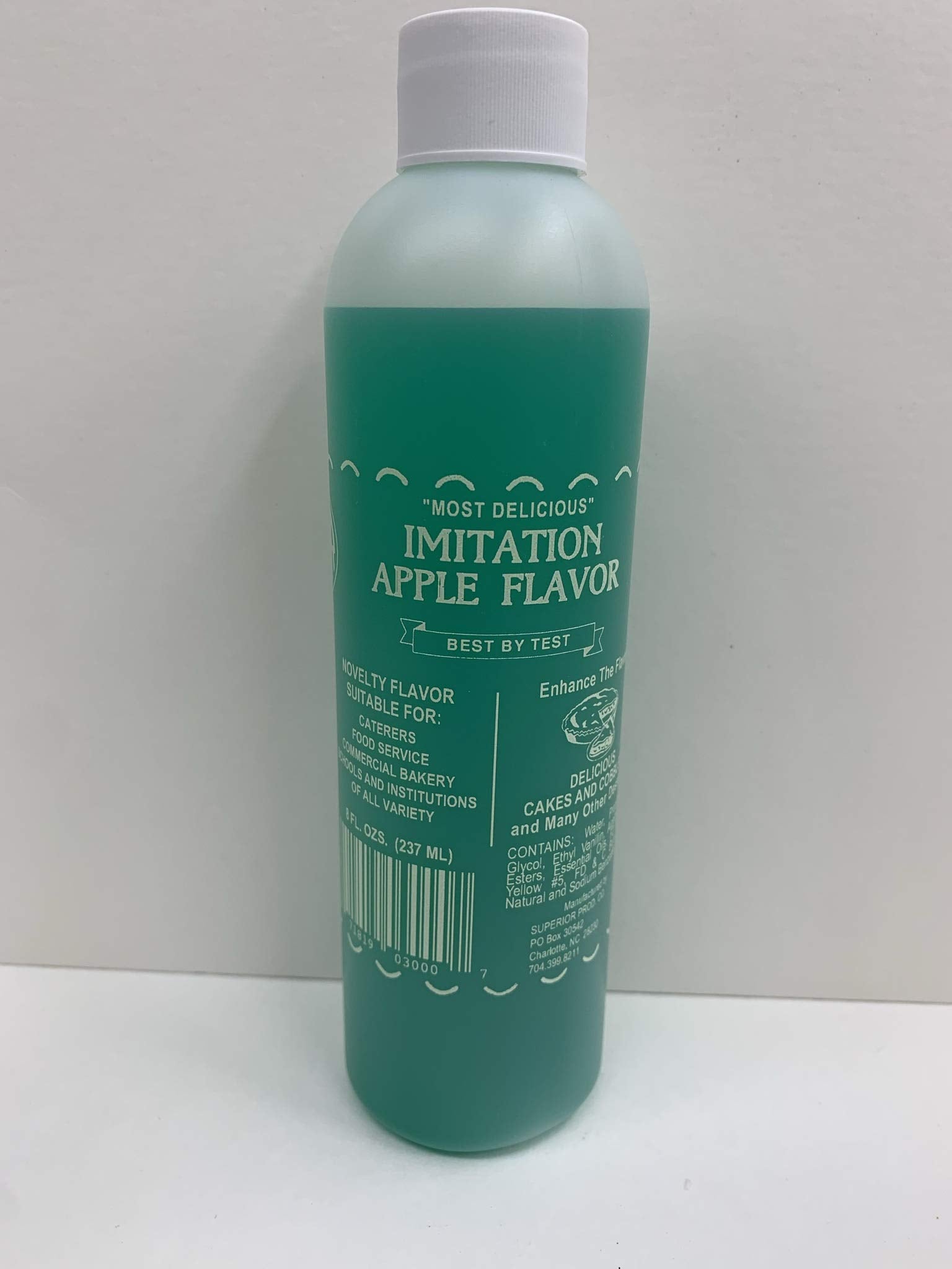 Superior Flavors APPLE | Cooking and Baking Flavoring | Delicious Substitute for Vanilla Extract | Water Based, and Alcohol Free | 8oz Bottle…