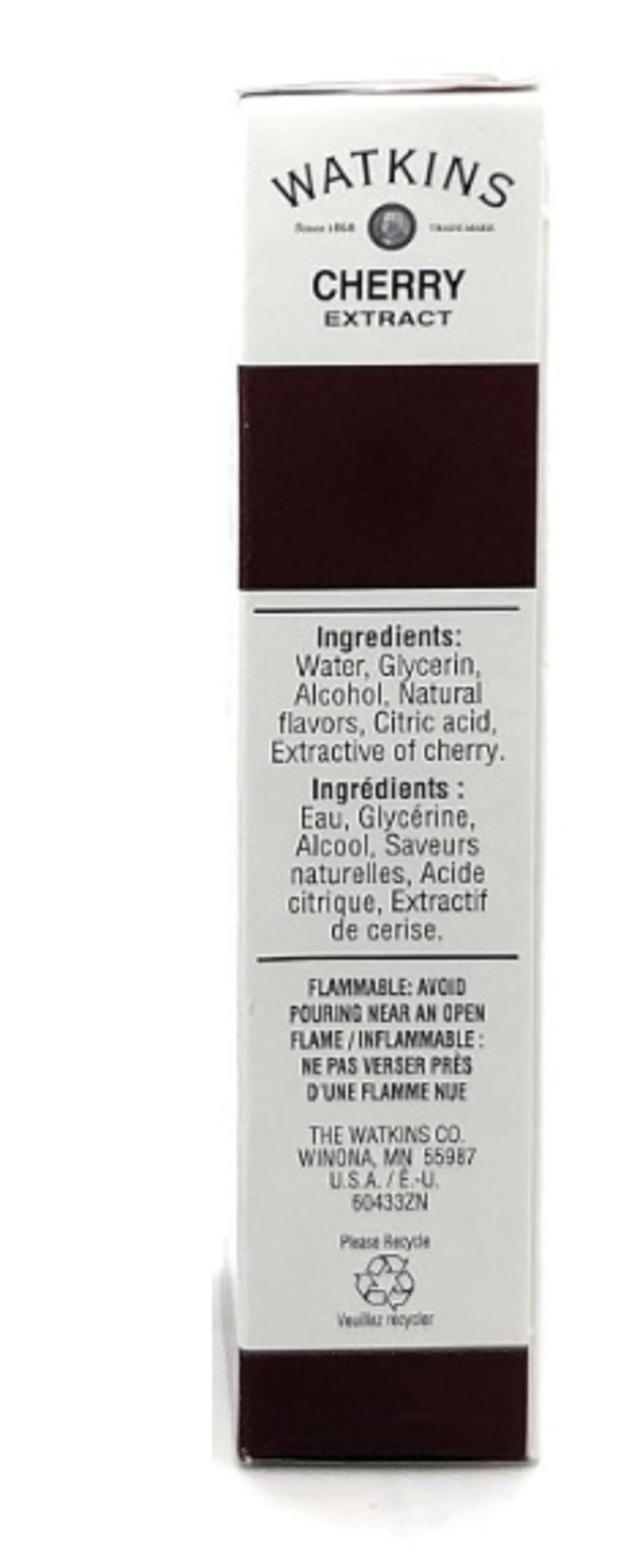 Watkins Baking Extracts - pack of 1 (Cherry 2oz)