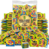 Bulk Gummy Candy Pack of SourPatch Kids Candy Tropical and Watermelon, SwedishFish- BIG 2.25 lb Bag (36oz) of Fun Size Individually Wrapped Candy
