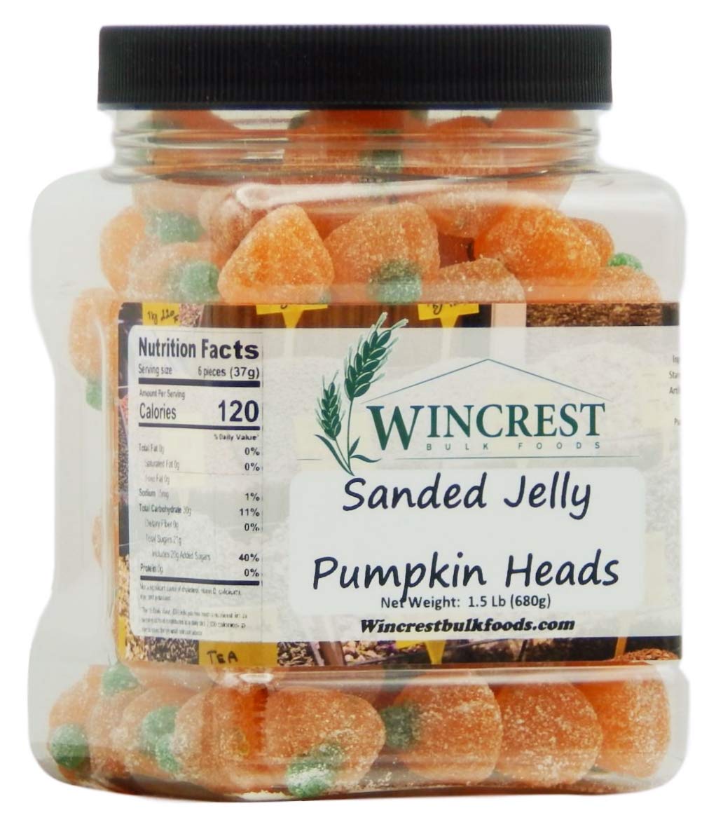 Sanded Jelly Pumpkins - 1.5 Lb tub