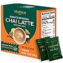 VAHDAM Instant Chai Latte - 10 Sachets (7.7 Oz / 220g) | Authentic Indian Chai with Natural Spices | Just Add Water, No Steeping Required | Creamy