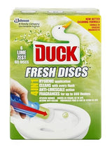 DUCK Toilet Fresh Gel Discs Lime Zest, 6 Discs