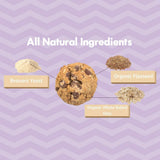 MilkBliss Dark Chocolate Chip Oatmeal Lactation Cookies with Brewers Yeast for Breastfeeding and Breastmilk Supply Increase-12 oz