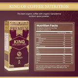 ORGANO Combo Pack, 1 box Black Coffee And 1 box King of Coffee 100% Certified Organic Gourmet Coffee