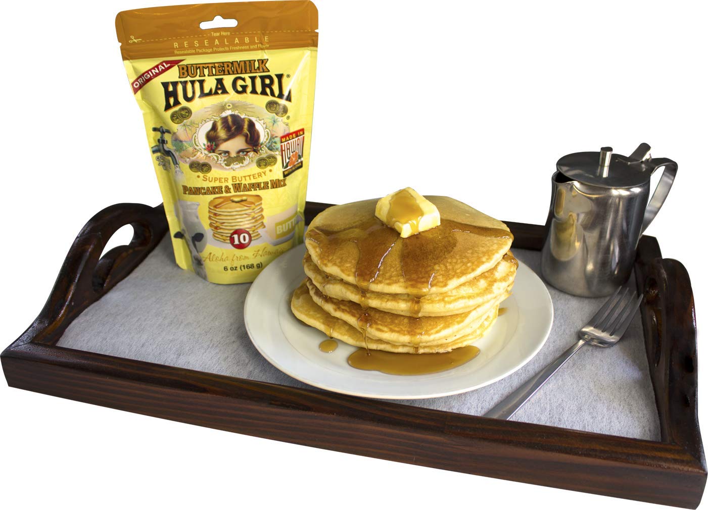 Hula Girl Original Buttermilk Pancake and Waffle Mix, 168 Gram
