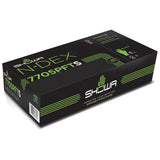 SHOWA 7705PFT Sustainable EBT Latex-Free, Powder-Free, Accelerator-Free, Nitrile Disposable Single Use Safety Gloves, 4 Mil, 9.5" Length, Medium (1