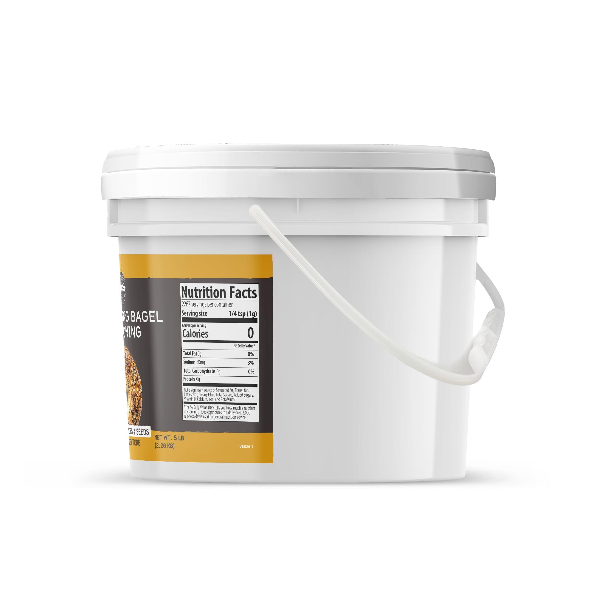 Birch & Meadow 1 Gallon of Everything Bagel Seasoning, Pre-Mixed Spices & Seeds, Crunchy Texture