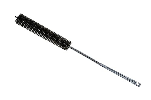 KONEX Flexi-Clean Pro Flexible Dryer Vent Cleaning Brush - 33” Long Horsehair Coil & Lint Trap Cleaner for Refrigerator Coils, Dryer Vents, Appliance