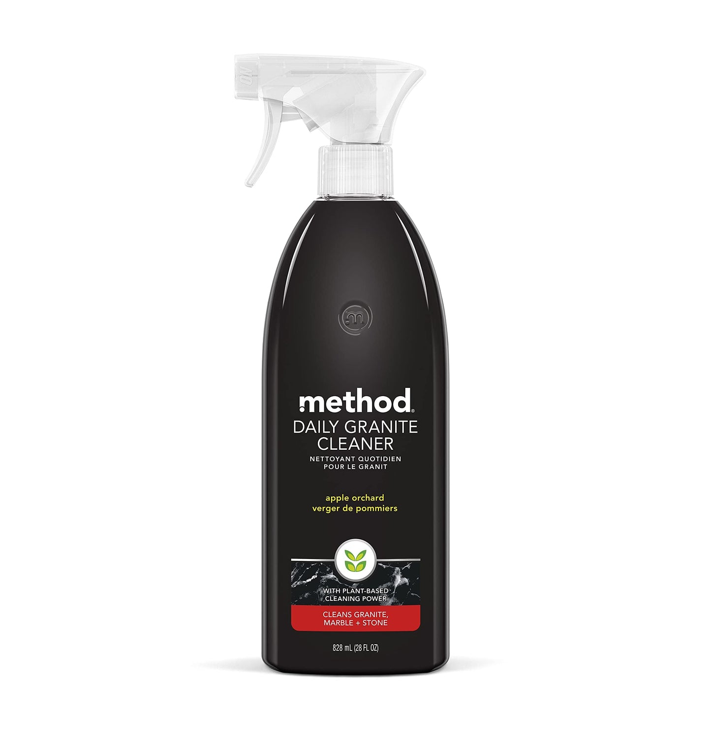 Method Daily Granite Cleaner Spray, Apple Orchard, Cleaning Agent for Granite, Marble, and Other Sealed Stone, 28 oz Spray Bottle (Pack of 1)