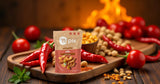 Yupik Sriracha Mix, 6 Oz, Savory Crunchy Snack, Spicy Blend, BBQ Trail Mix, Protein Snacks, Cashews, Wasabi Peas, Pretzels, Game Night & Party Snack