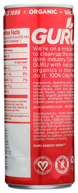Guru Natural Energy - Original - 8.4fl.oz (Pack of 20)