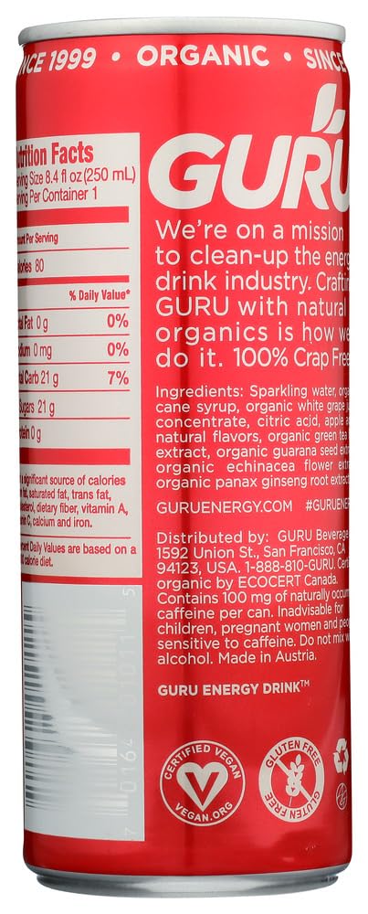 Guru Natural Energy - Original - 8.4fl.oz (Pack of 20)