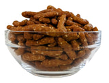 Sesame Sticks Snacks Honey Roasted 1 lb. - By Medley Hills Farm in Reusable Container - Fresh honey roasted sesame sticks - Sweet and Salty Flavored