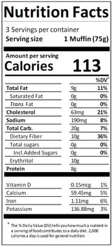 Smartmuf'n Banana Nut Gluten Free - Sugar Free - Keto Friendly - 6 pack