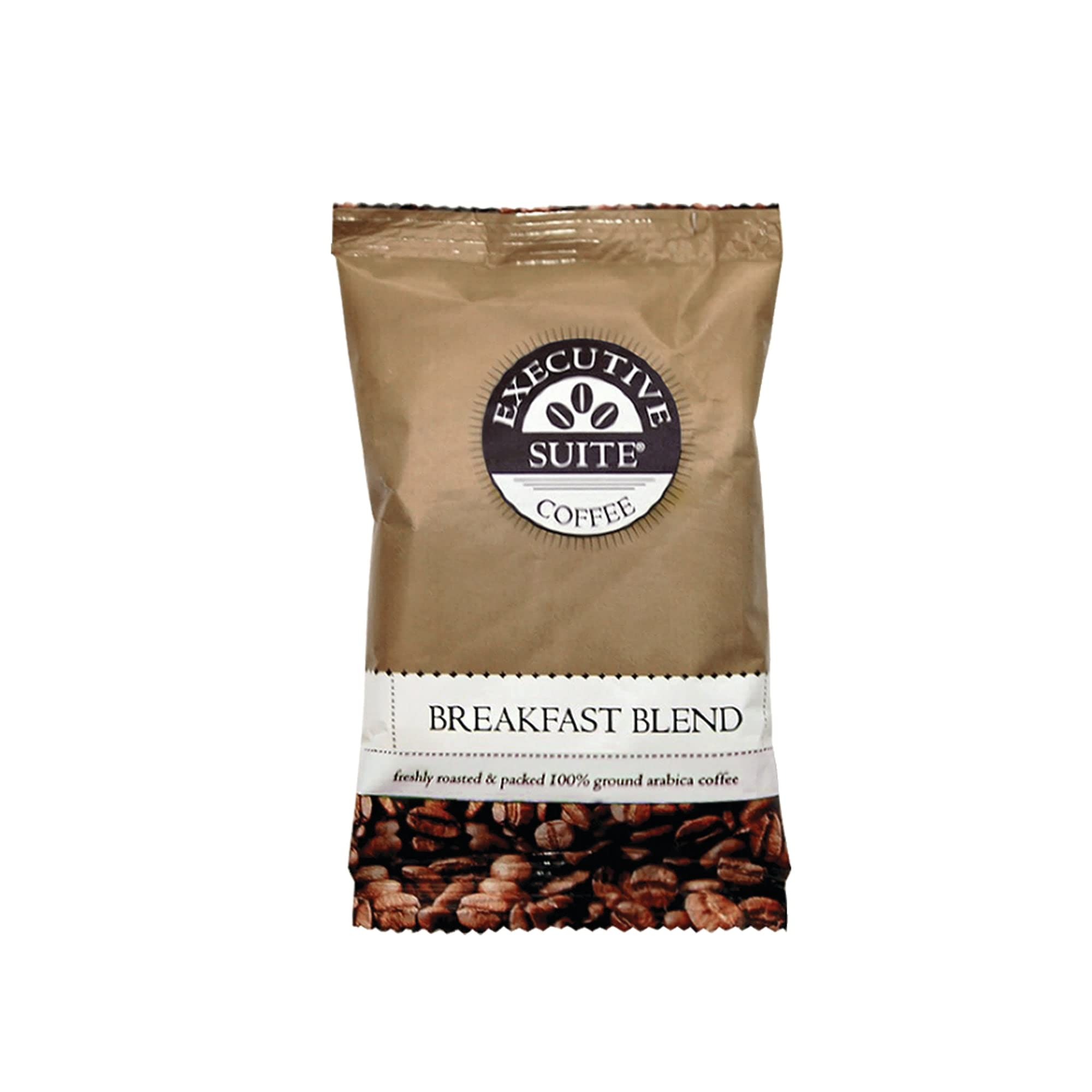 Executive Suite® Breakfast Blend Medium Roast Coffee Packets, 1.5 Oz, Box Of 42