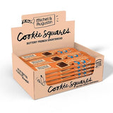 Michel et Augustin Cookies, Individually Wrapped Snacks Gift Box, Milk Chocolate & Caramel Shortbread Cookie Bars, 18-Pack, 4 French Butter Cookies