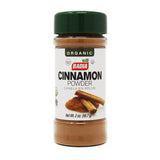 Badia Organic Cinnamon Powder, 2 oz - Warm & Sweet Flavor for Baking, Oatmeal, Smoothies, Coffee & Desserts