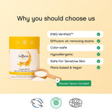 AspenClean | Unscented Oxygen Bleach Powder | Color Safe Laundry Stain Remover | Bleach Alternative | EWG Verified™, Hypoallergenic, Non-Toxic | 45
