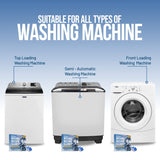Washing Machine Cleaner Tablets - 24 Pack (1 Year Supply) Deep Cleaning Descaler for HE Front & Top Load Washers - Eco-Friendly Septic Safe Formula