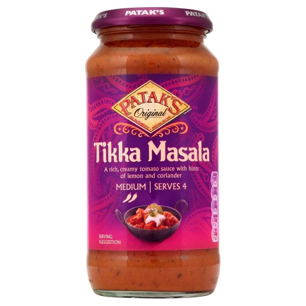 Patak's Tikka Masala Medium Sauce (450g) - Pack of 2