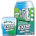 EXTRA Refreshers Mint Mix Gum, 3.21-Ounce 40-Piece Bottle (Pack of 6)